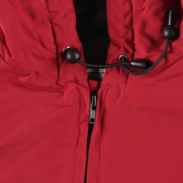 Eddie Bauer Men's Padded Puffer Jacket, Size XXL Nylon red type Vintage Second Hand