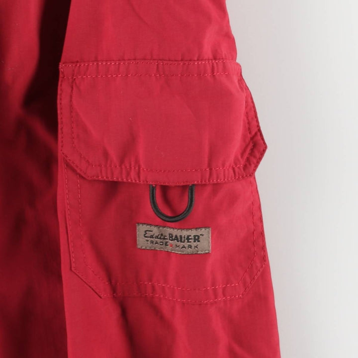 Eddie Bauer Men's Padded Puffer Jacket, Size XXL Nylon red type Vintage Second Hand