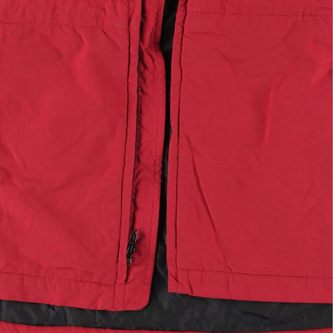 Eddie Bauer Men's Padded Puffer Jacket, Size XXL Nylon red type Vintage Second Hand