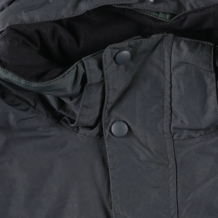 LLBean Men's XL Padded Mountain Parka, Shell Jacket, Puffer Jacket Nylon Charcoal Vintage Second Hand