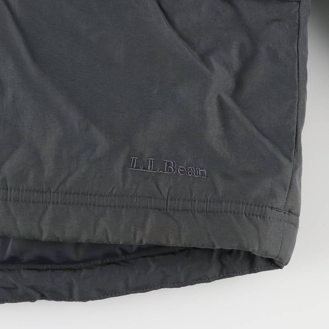 LLBean Men's XL Padded Mountain Parka, Shell Jacket, Puffer Jacket Nylon Charcoal Vintage Second Hand