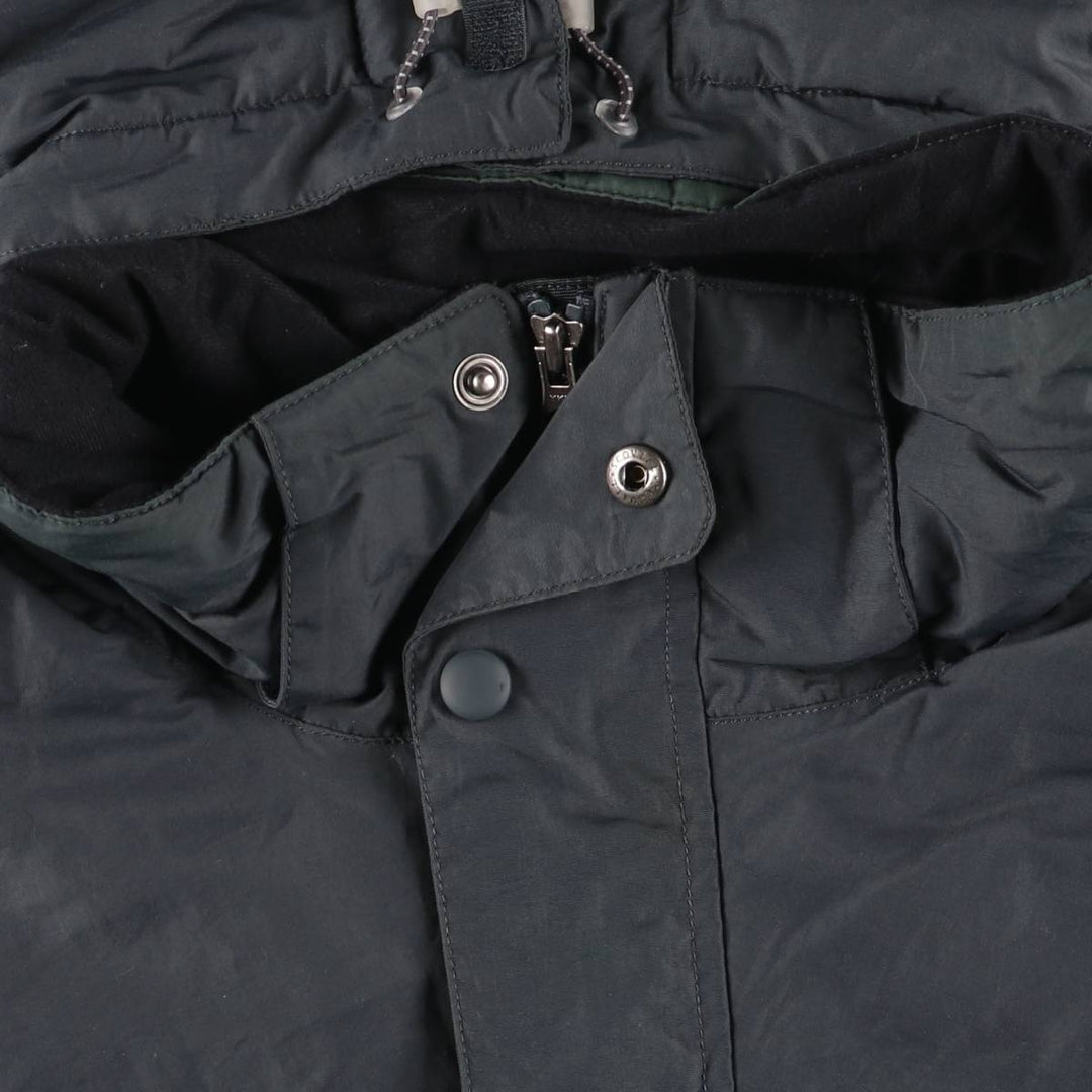 LLBean Men's XL Padded Mountain Parka, Shell Jacket, Puffer Jacket Nylon Charcoal Vintage Second Hand
