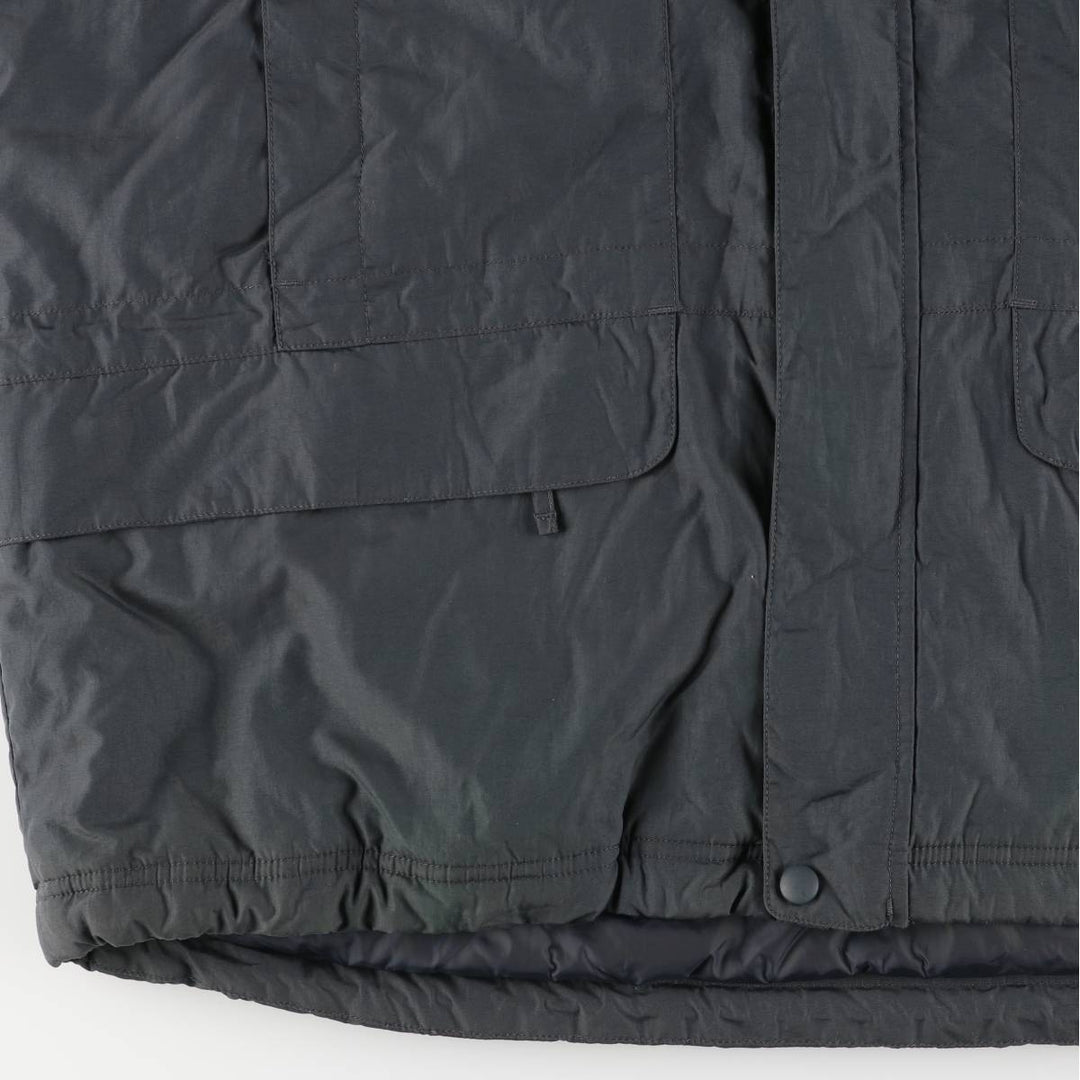 LLBean Men's XL Padded Mountain Parka, Shell Jacket, Puffer Jacket Nylon Charcoal Vintage Second Hand