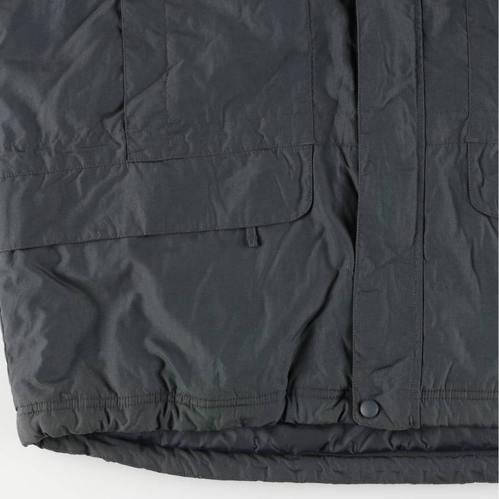 LLBean Men's XL Padded Mountain Parka, Shell Jacket, Puffer Jacket Nylon Charcoal Vintage Second Hand