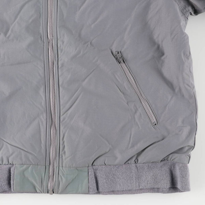 90'S LLBean windbreaker, men's size L polyester gray type Vintage Second Hand