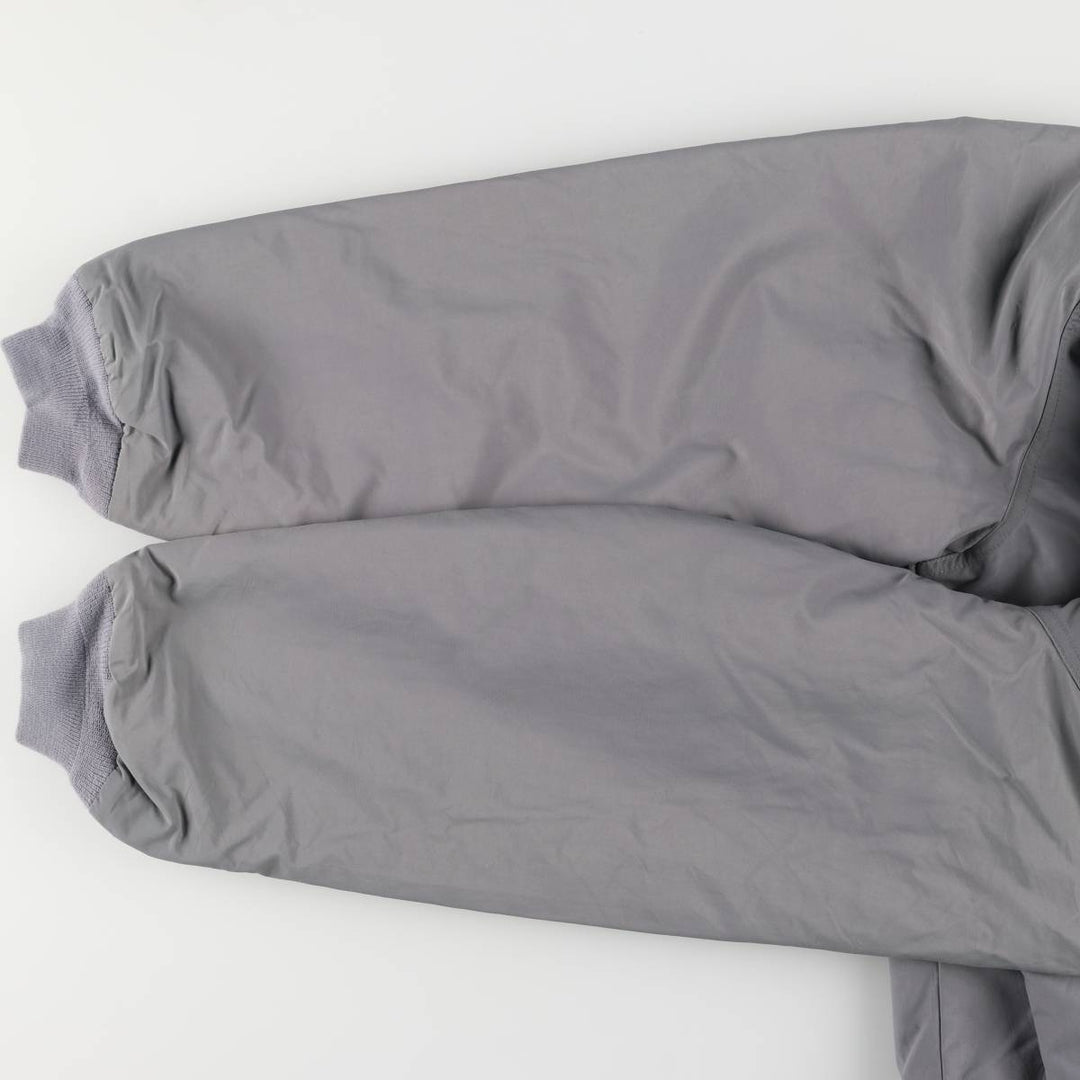 90'S LLBean windbreaker, men's size L polyester gray type Vintage Second Hand