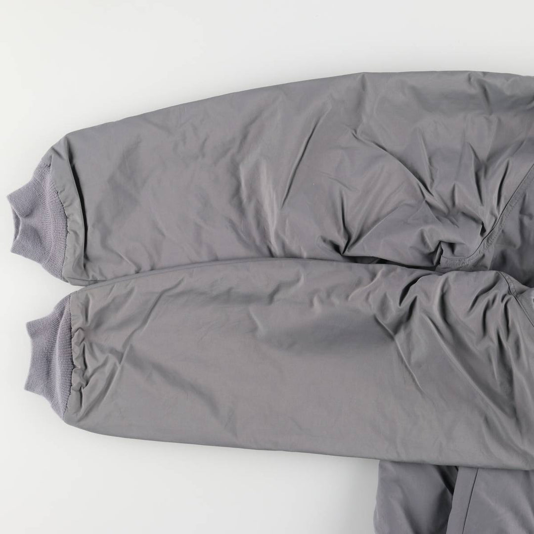 90'S LLBean windbreaker, men's size L polyester gray type Vintage Second Hand