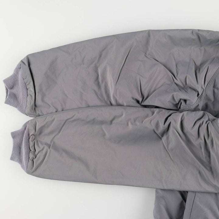 90'S LLBean windbreaker, men's size L polyester gray type Vintage Second Hand