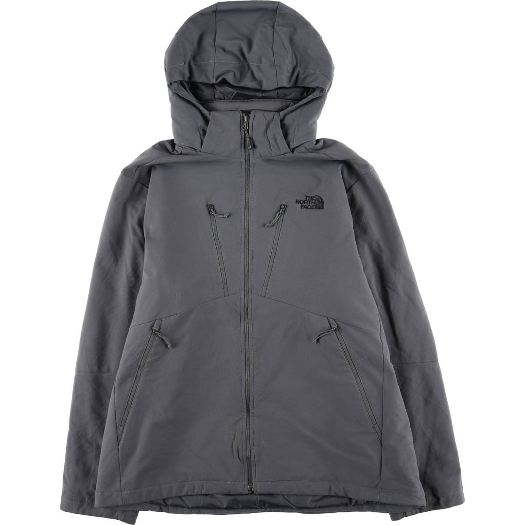 THE NORTH FACE Hooded Windbreaker, Men's XL Size polyester gray type Vintage Second Hand
