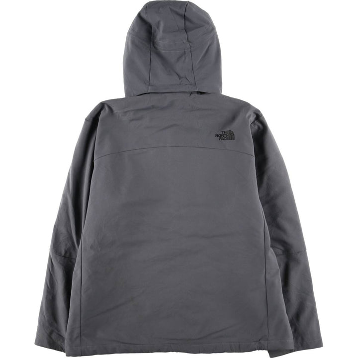 THE NORTH FACE Hooded Windbreaker, Men's XL Size polyester gray type Vintage Second Hand