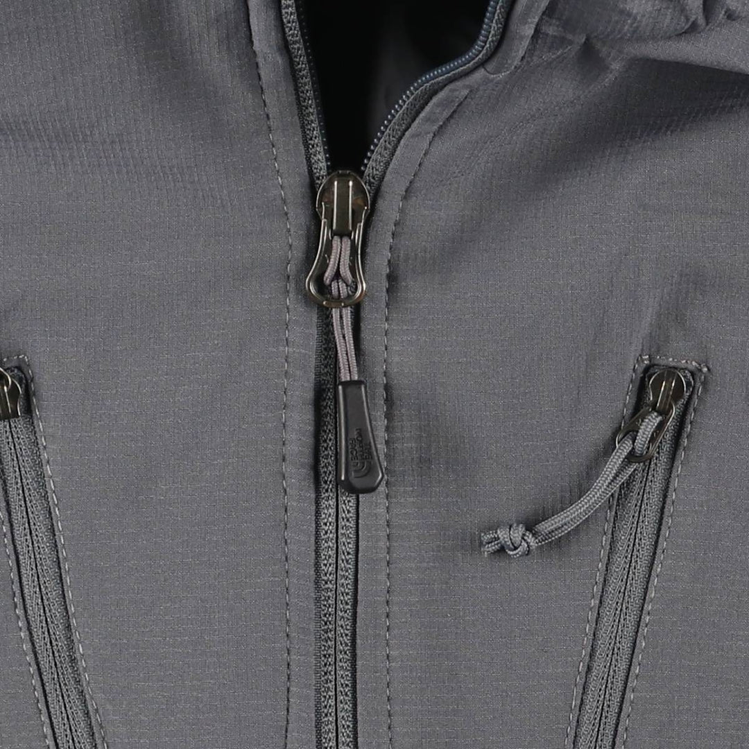 THE NORTH FACE Hooded Windbreaker, Men's XL Size polyester gray type Vintage Second Hand