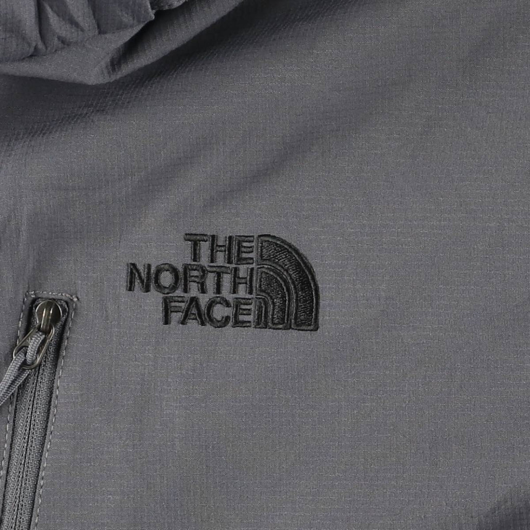 THE NORTH FACE Hooded Windbreaker, Men's XL Size polyester gray type Vintage Second Hand