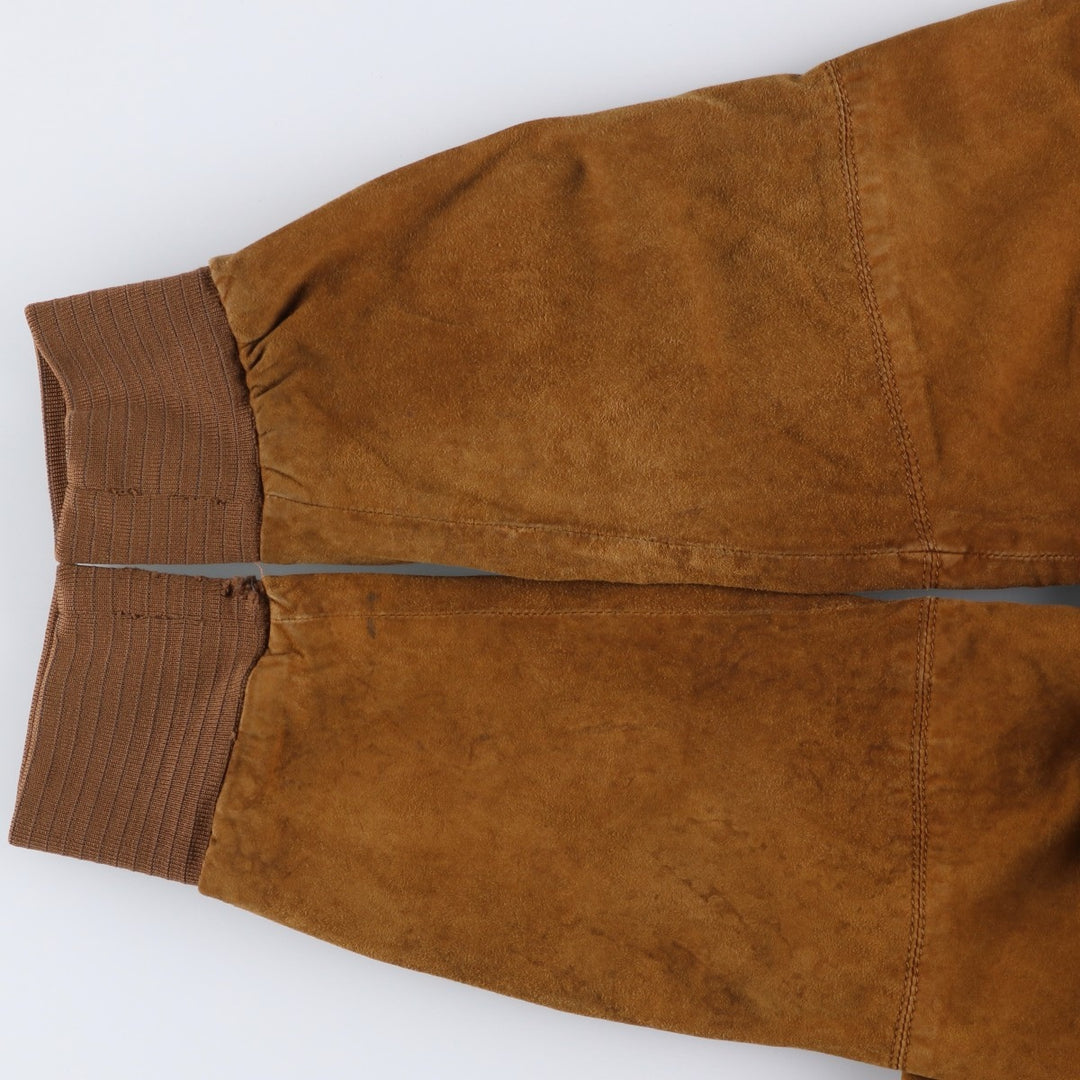 Princesa de Alvalade suede leather jacket, men's size M Genuine Leather Lambskin brown type Vintage Second Hand