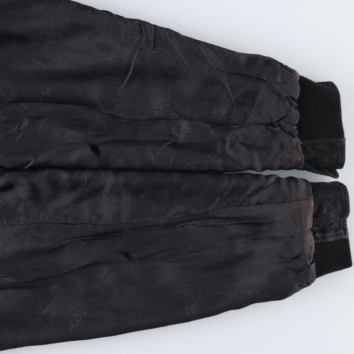 CHRIST suede leather blouson, men's size XL genuine leather black type Vintage Second Hand