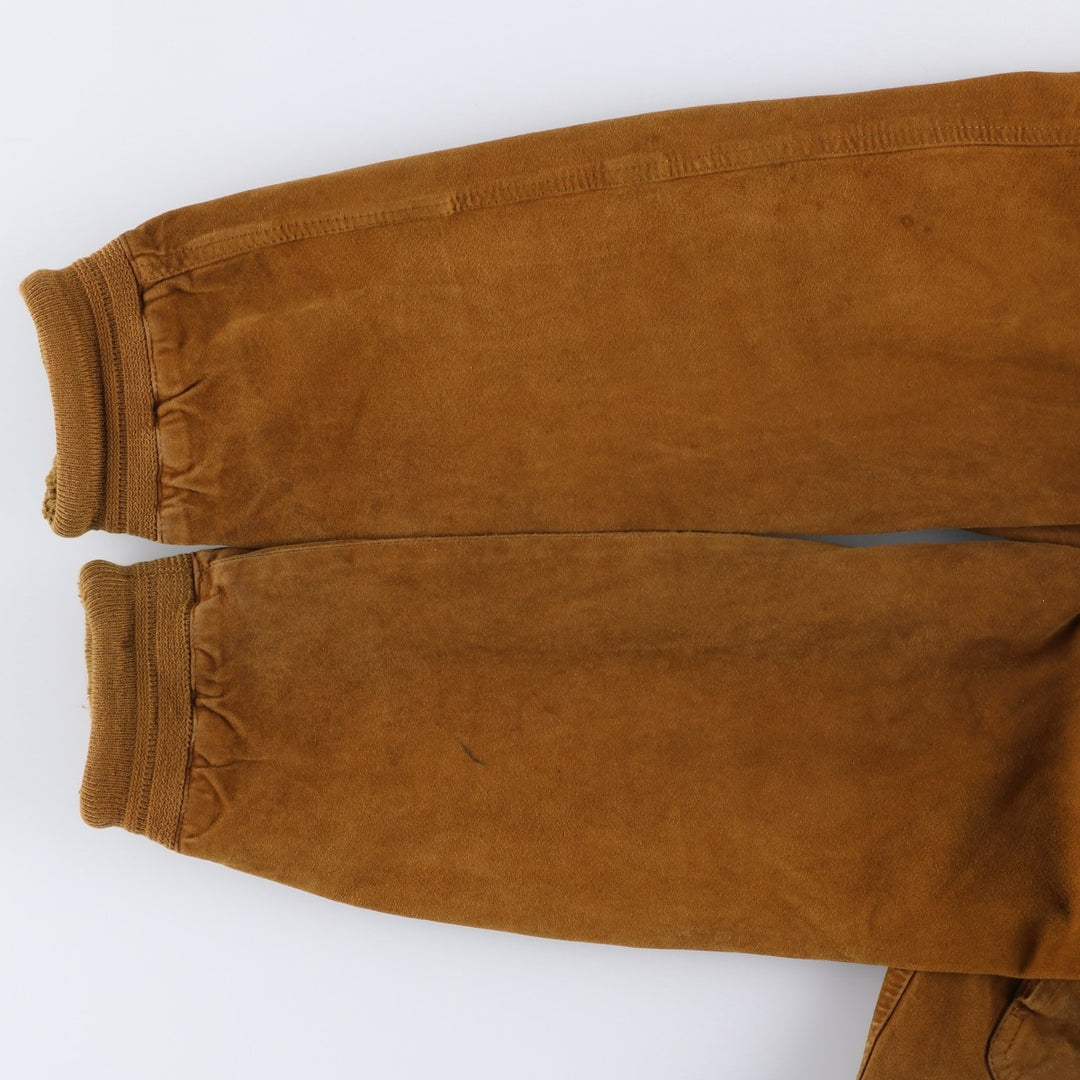 Vintage Balster Jacket, Suede Leather Blouson, Men's Size L Genuine Leather Suede Leather brown type Vintage Second Hand