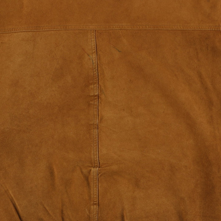 Vintage Balster Jacket, Suede Leather Blouson, Men's Size L Genuine Leather Suede Leather brown type Vintage Second Hand