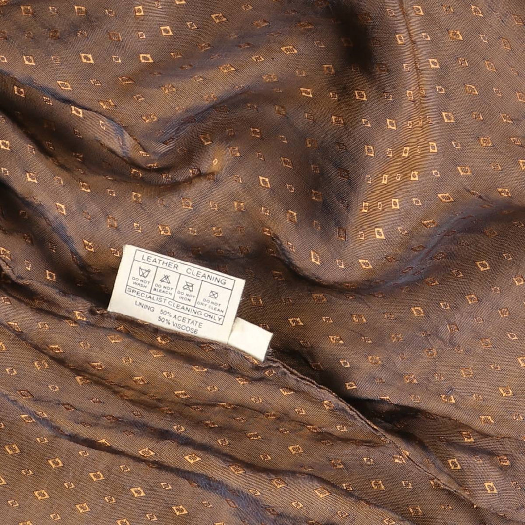 Vintage Balster Jacket, Suede Leather Blouson, Men's XL Genuine Leather Suede Leather brown type Vintage Second Hand