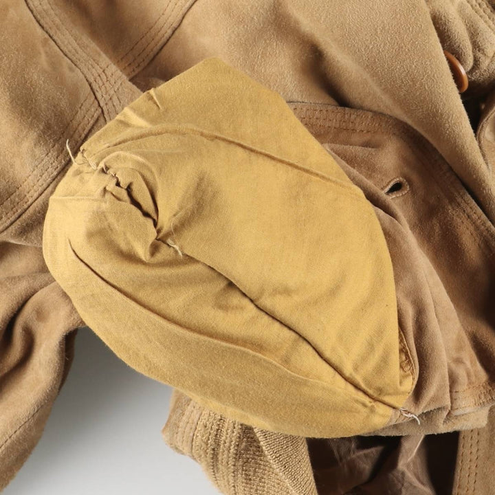 Tre Febbraio Balster Jacket, Suede Leather Blouson, Made in Italy, Men's Size M unclear Beige type Vintage Second Hand