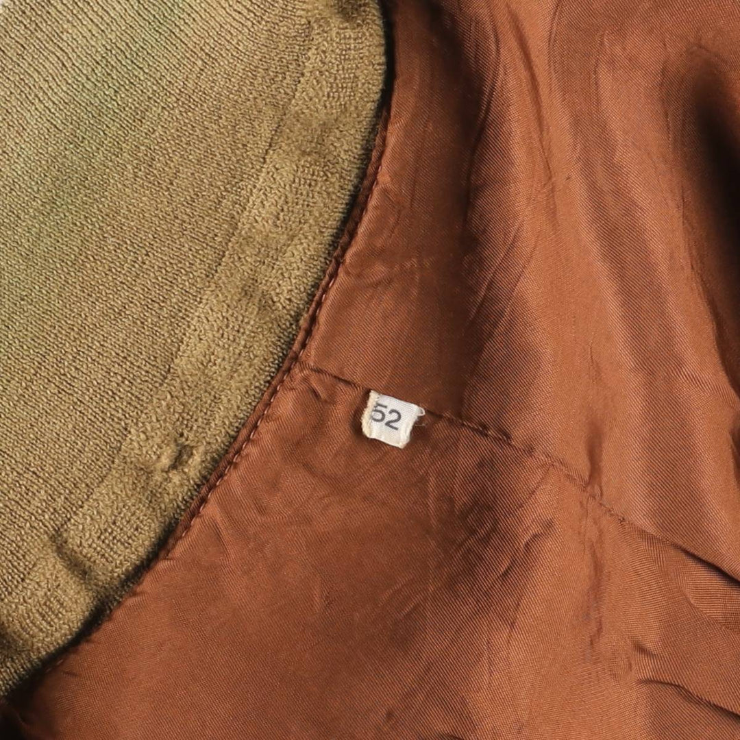 Vintage Balster Jacket, Suede Leather Blouson, Men's Size M unclear brown type Vintage Second Hand