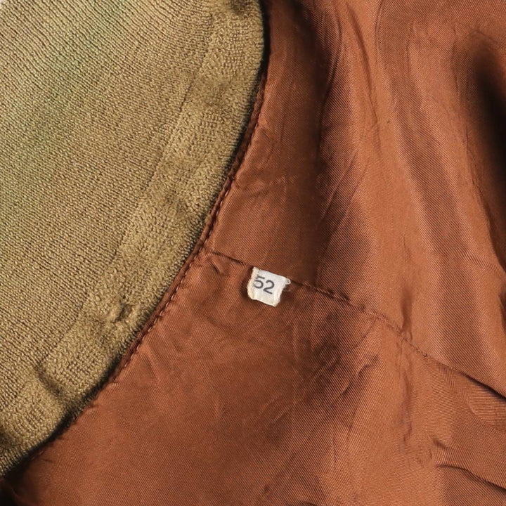 Vintage Balster Jacket, Suede Leather Blouson, Men's Size M unclear brown type Vintage Second Hand