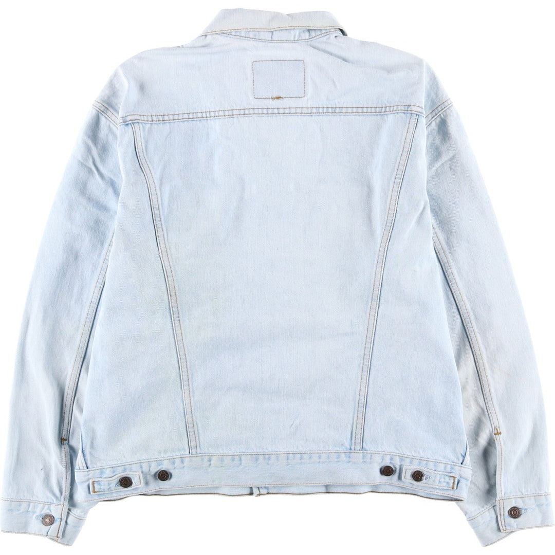 90'S Levi's 70503-0208 Denim Jacket, Men's XXL, Vintage cotton Blue type light blue Vintage Second Hand
