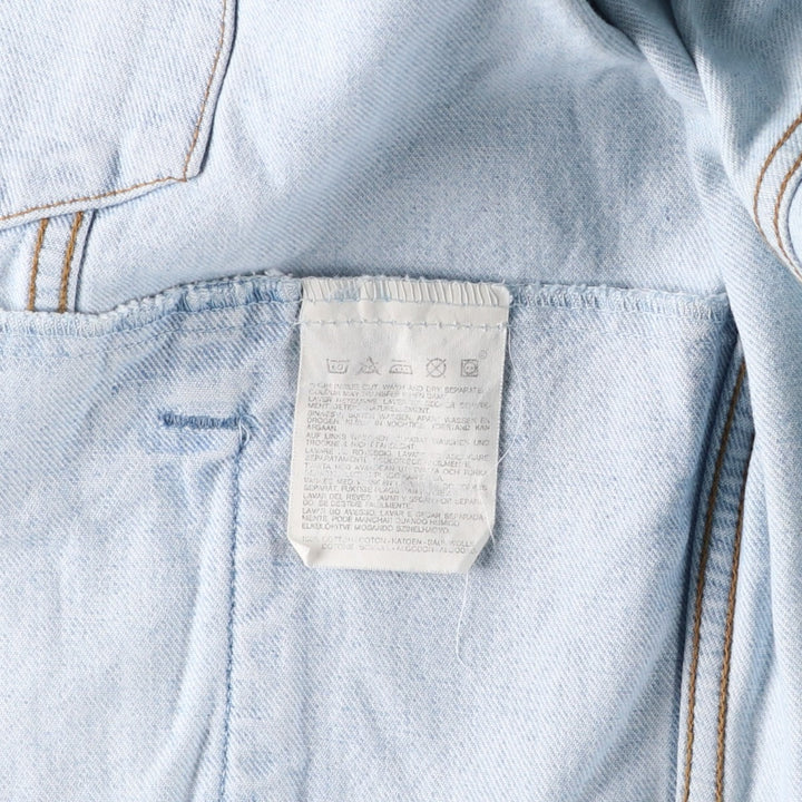 90'S Levi's 70503-0208 Denim Jacket, Men's XXL, Vintage cotton Blue type light blue Vintage Second Hand