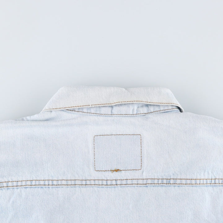 90'S Levi's 70503-0208 Denim Jacket, Men's XXL, Vintage cotton Blue type light blue Vintage Second Hand