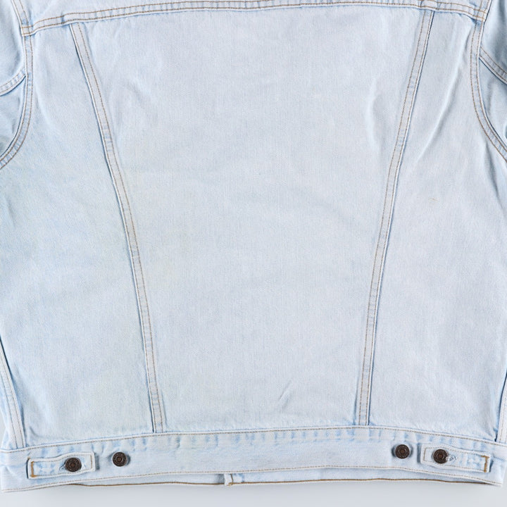 90'S Levi's 70503-0208 Denim Jacket, Men's XXL, Vintage cotton Blue type light blue Vintage Second Hand