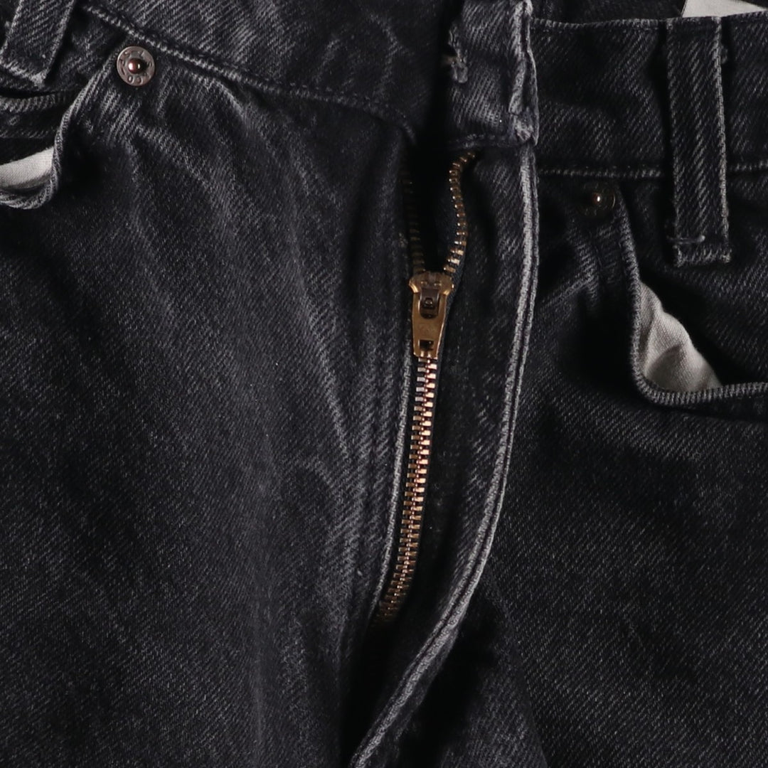 90'S Levi's 40750-4 159 STUDENT Orange Tab Black Denim Tapered Denim Pants, Made in USA, Men's Size W29 cotton black type Vintage Second Hand
