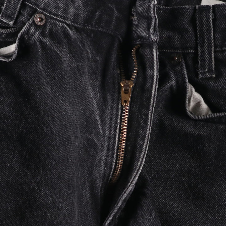 90'S Levi's 40750-4 159 STUDENT Orange Tab Black Denim Tapered Denim Pants, Made in USA, Men's Size W29 cotton black type Vintage Second Hand