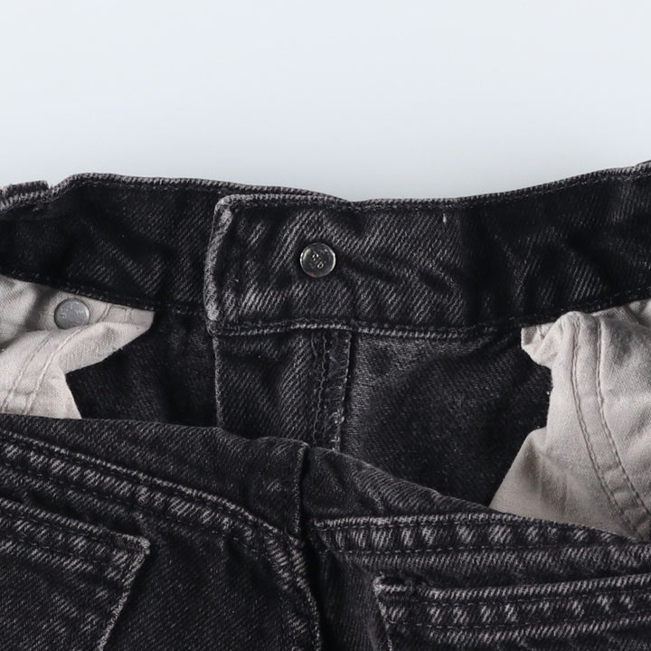 90'S Levi's 40750-4 159 STUDENT Orange Tab Black Denim Tapered Denim Pants, Made in USA, Men's Size W29 cotton black type Vintage Second Hand