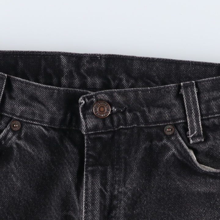 90'S Levi's 40750-4 159 STUDENT Orange Tab Black Denim Tapered Denim Pants, Made in USA, Men's Size W29 cotton black type Vintage Second Hand