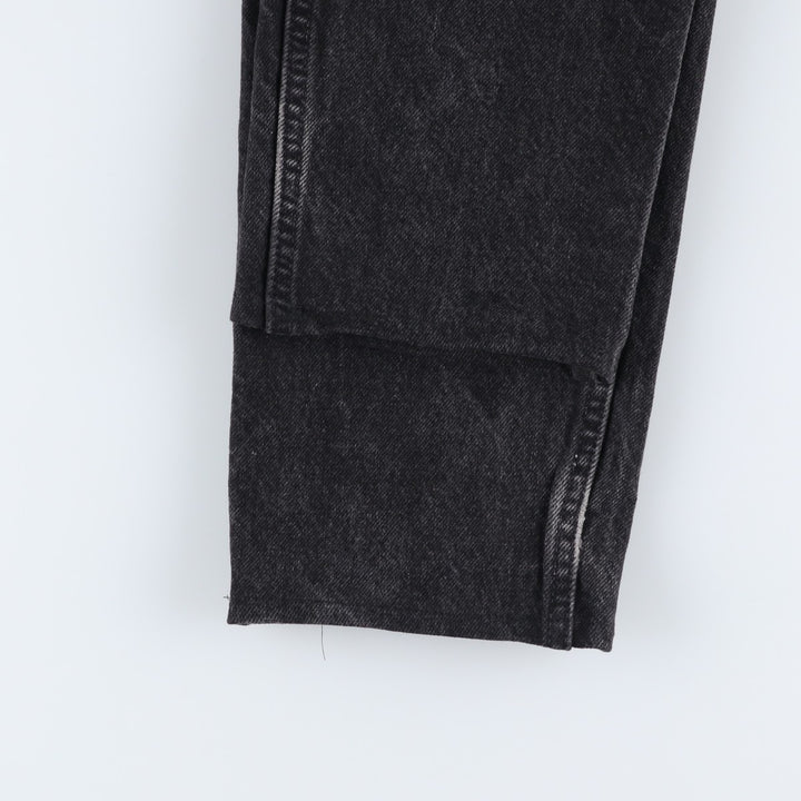 90'S Levi's 40750-4 159 STUDENT Orange Tab Black Denim Tapered Denim Pants, Made in USA, Men's Size W29 cotton black type Vintage Second Hand