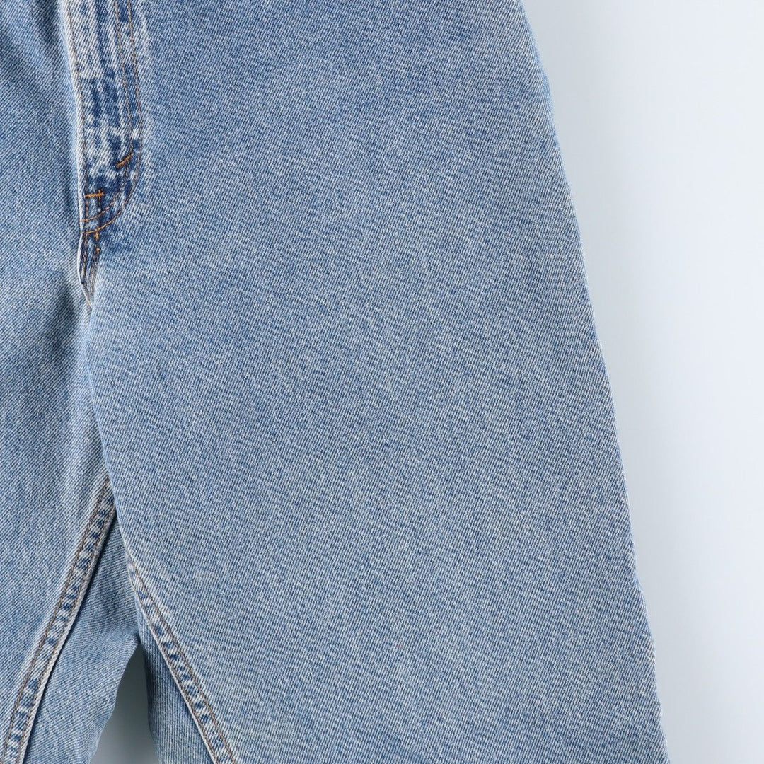 90'S Levi's 15951-0765 Relaxed Fit Tapered Leg Denim Pants with Orange Tab, Women's Size L (W28) cotton blue type Vintage Second Hand