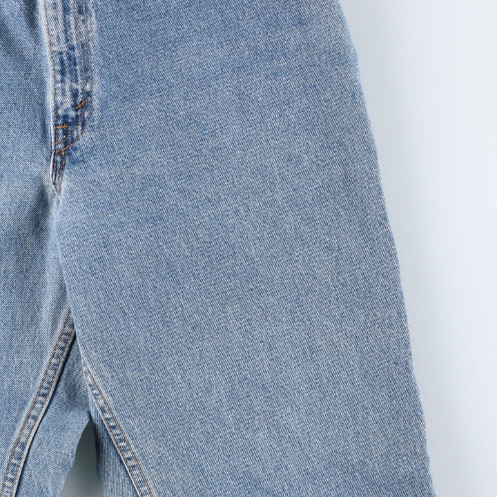 90'S Levi's 15951-0765 Relaxed Fit Tapered Leg Denim Pants with Orange Tab, Women's Size L (W28) cotton blue type Vintage Second Hand
