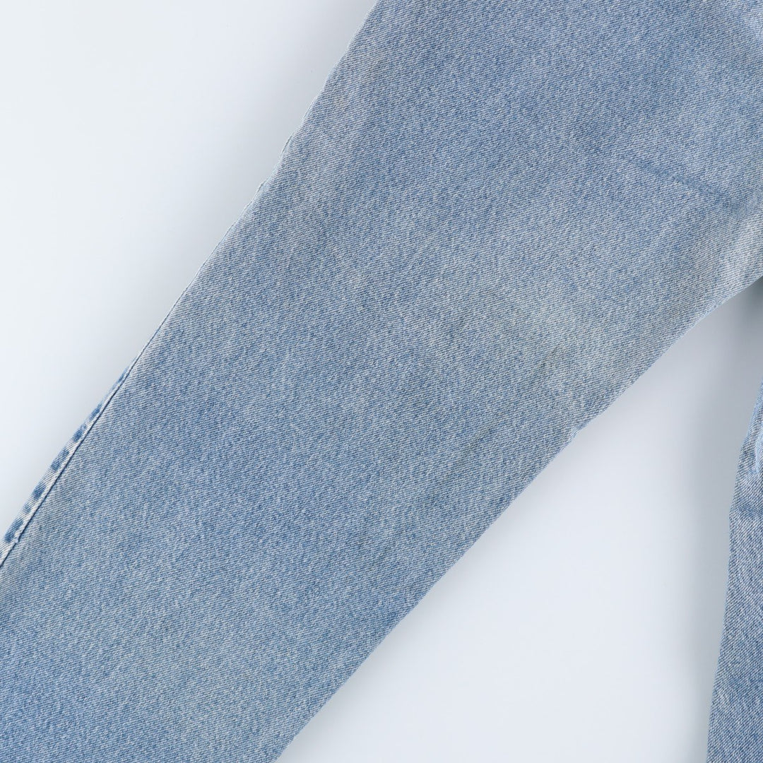 90'S Levi's 15951-0765 Relaxed Fit Tapered Leg Denim Pants with Orange Tab, Women's Size L (W28) cotton blue type Vintage Second Hand
