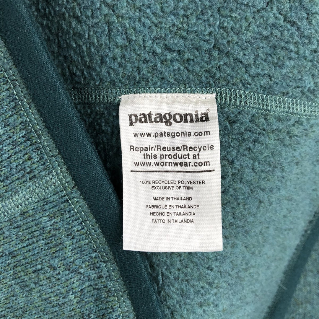 Patagonia Better Sweater 25618FA20 Fleece Pullover, Women's Size L recycled polyester green type Vintage Second Hand