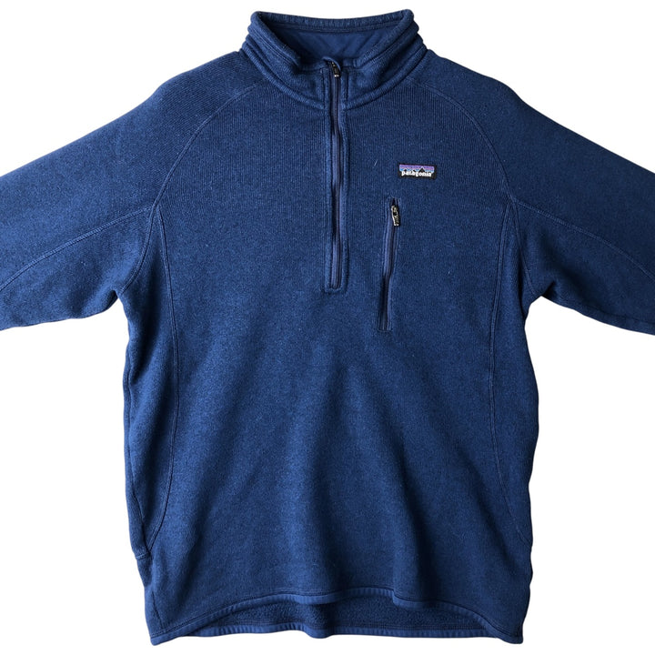 Patagonia Better Sweater Pullover 25521FA11 Half-Zip Fleece Pullover, Men's Size Medium polyester blue type Vintage Second Hand
