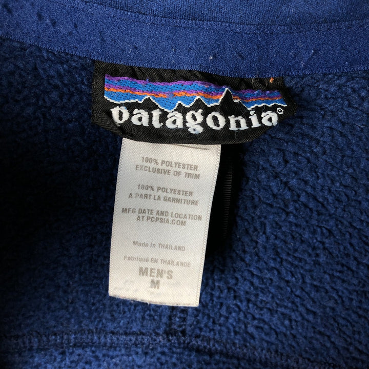 Patagonia Better Sweater Pullover 25521FA11 Half-Zip Fleece Pullover, Men's Size Medium polyester blue type Vintage Second Hand