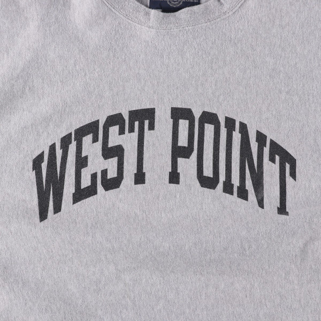 2000'S Champion WEST POINT College Sweatshirt, Men's XXL cotton gray type Vintage Second Hand
