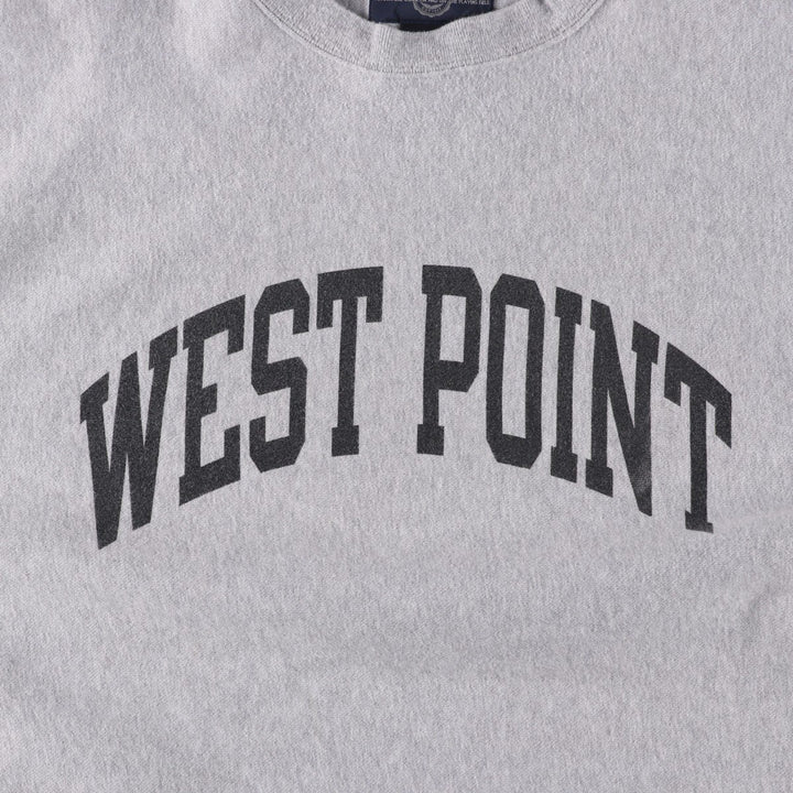2000'S Champion WEST POINT College Sweatshirt, Men's XXL cotton gray type Vintage Second Hand