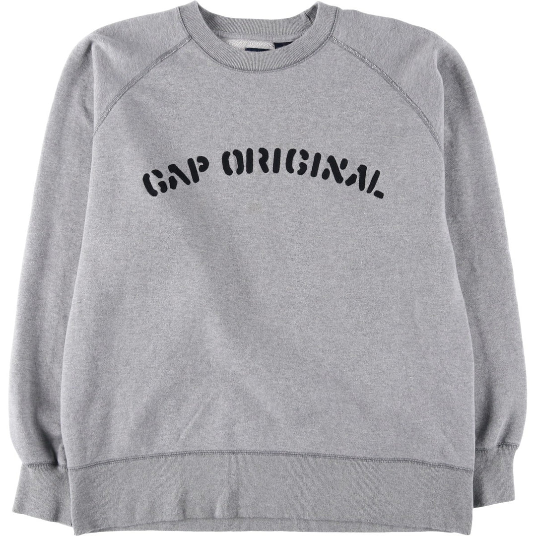 90'S GAP Vintage Sweatshirt, Men's Size M cotton gray type Vintage Second Hand