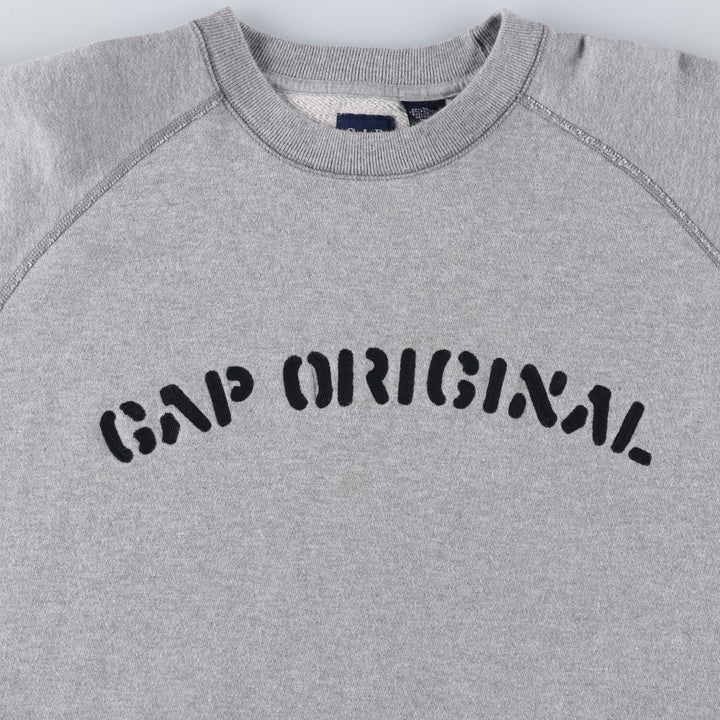 90'S GAP Vintage Sweatshirt, Men's Size M cotton gray type Vintage Second Hand
