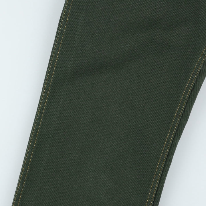 2000'S Ben Davis work pants, men's size W31 cotton Green type dark green Vintage Second Hand