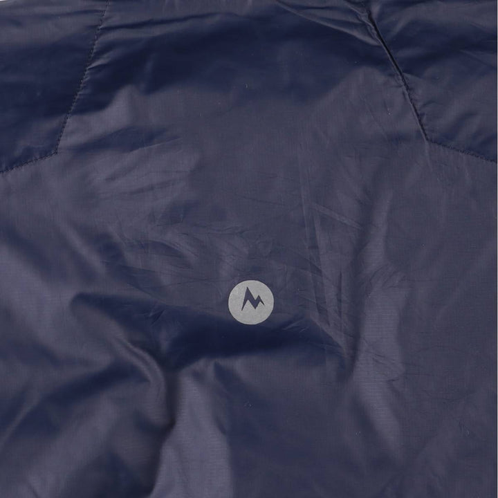 Marmot padded puffer jacket, men's size M polyester navy blue type Vintage Second Hand