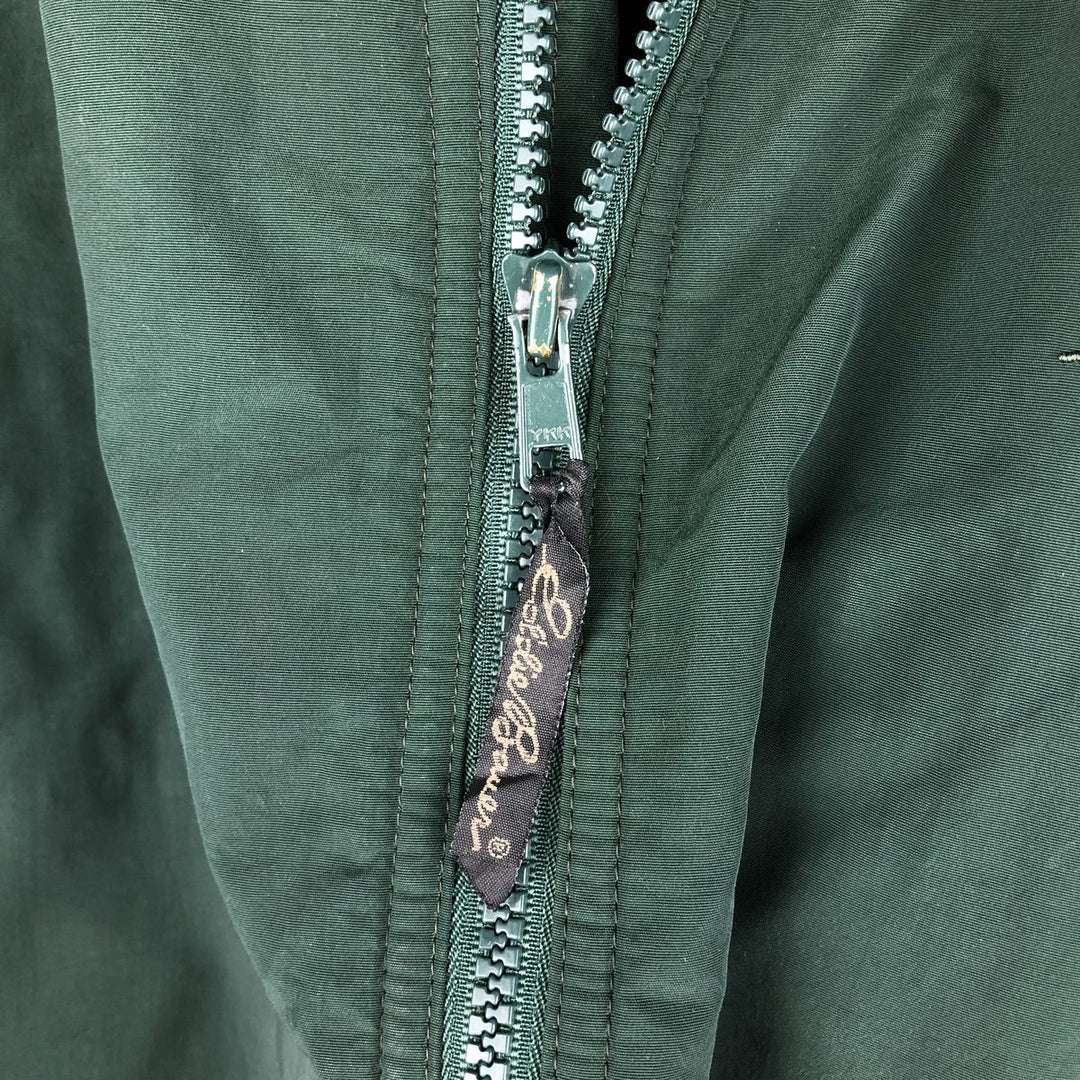 Eddie Bauer padded puffer jacket, men's size L Nylon Green type dark green Vintage Second Hand