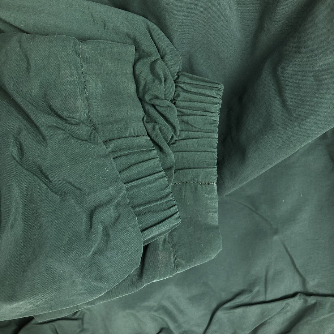 Eddie Bauer padded puffer jacket, men's size L Nylon Green type dark green Vintage Second Hand