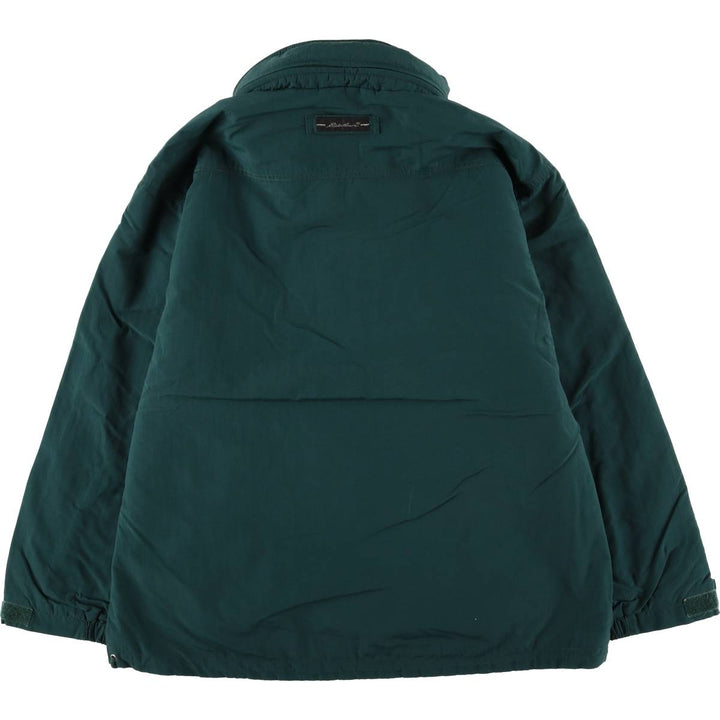 Eddie Bauer Padded Anorak Jacket, Men's Size Small Nylon Green type dark green Vintage Second Hand