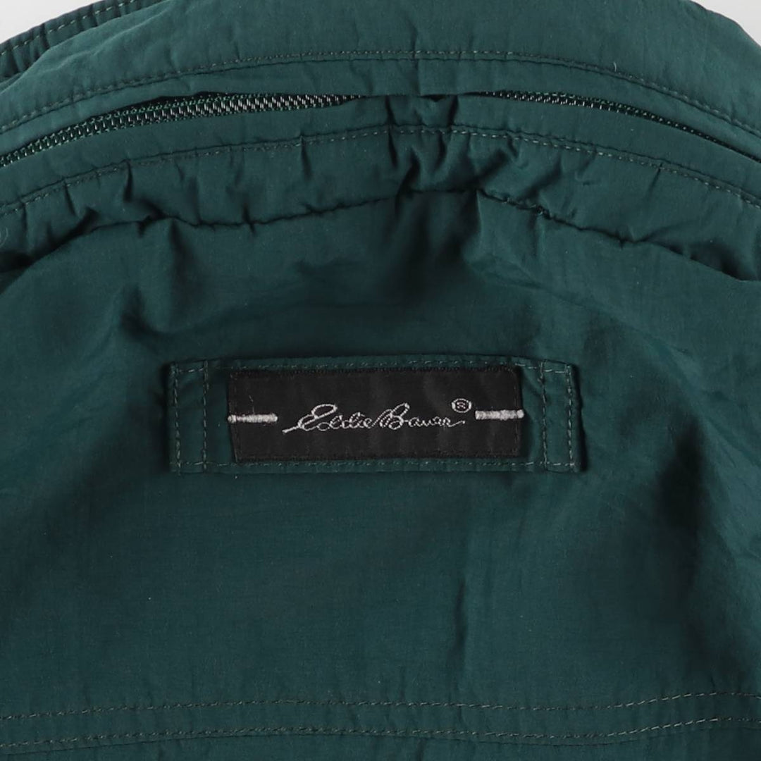 Eddie Bauer Padded Anorak Jacket, Men's Size Small Nylon Green type dark green Vintage Second Hand