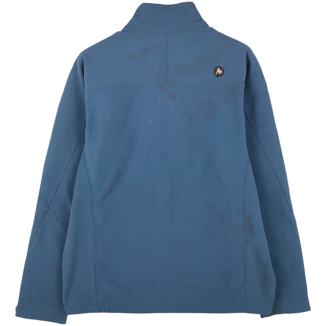 Marmot Softshell Jacket, Men's Size L Nylon blue type Vintage Second Hand